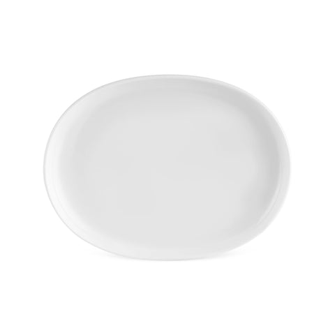 Karaca Stream Bone China Hole 34-Piece Serveware Set for 6 People, White