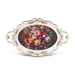 Karaca Barok Oval Tray, Multicolour