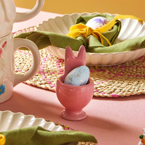 Karaca Easter 25 Bunny Egg Cup, 10.5cm, Pink