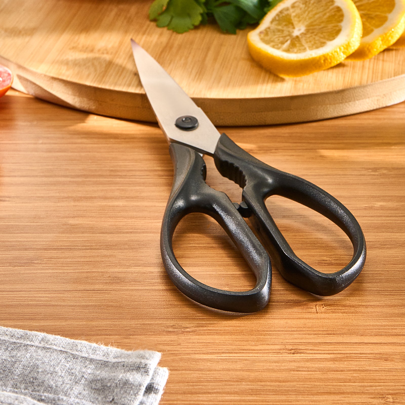 Dr.Inox Stainless Steel Scissors, Black – Karaca