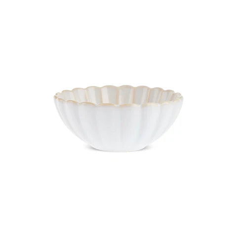 Karaca New Daisy Stoneware Snack Bowl, 9cm, White