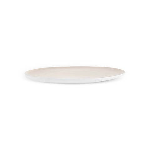 Karaca Earth Collection New Cupid Reactive Glaze Dinner Plate, 27cm, Beige White