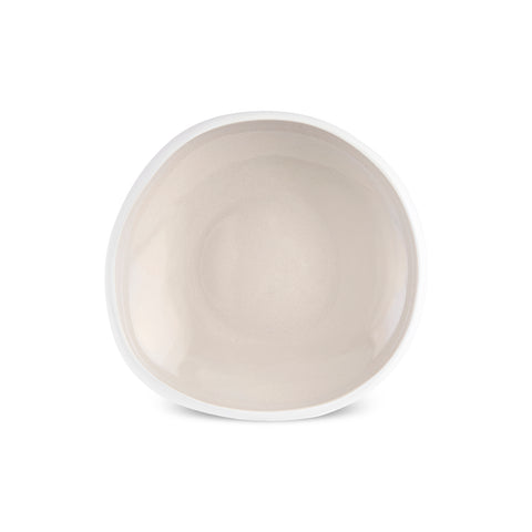 Karaca Earth Collection New Cupid Salad Bowl, 23cm, Beige White