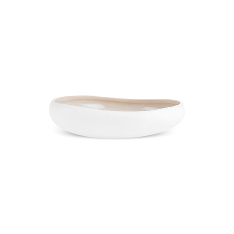 Karaca Earth Collection New Cupid Salad Bowl, 23cm, Beige White