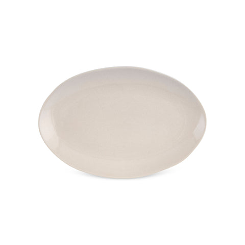 Karaca Earth Collection New Cupid Serving Platters, 24cm, Beige White