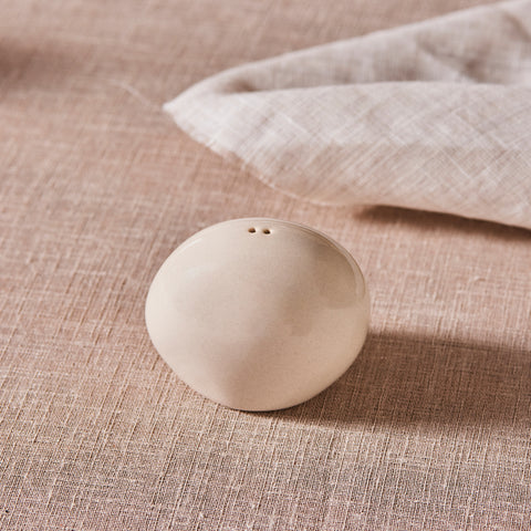 Karaca Earth Collection New Cupid Reactive Glaze Pepper Shaker, 6cm, Beige White