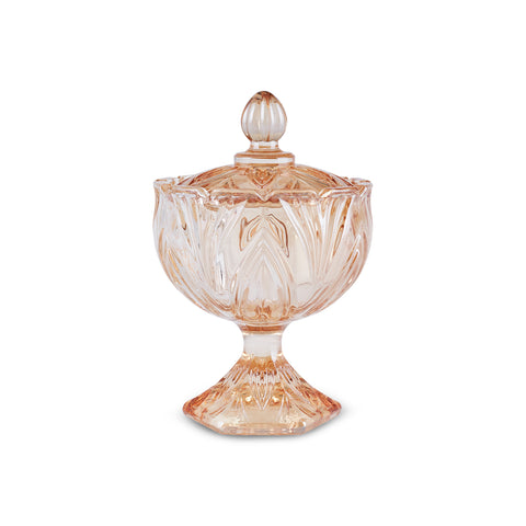 Karaca Barry Glass Turkish Delight Bowl,  Amber