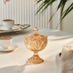 Karaca Barry Glass Turkish Delight Bowl,  Amber