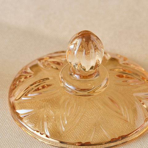 Karaca Barry Glass Turkish Delight Bowl,  Amber