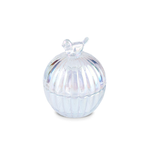 Karaca Bird Glass Turkish Delight Bowl, Luster