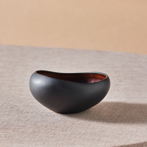 Karaca Earth Collection New Galactic Reactive Glaze Cereal/Soup Bowl, 15cm, Black