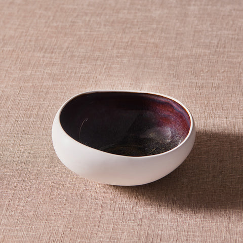 Karaca Earth Collection New Galactic Reactive Glaze Cereal/Soup Bowl, 15cm, White