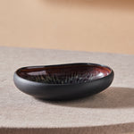Karaca Earth Collection New Galactic Reactive Glaze Salad Bowl, 23cm, Black