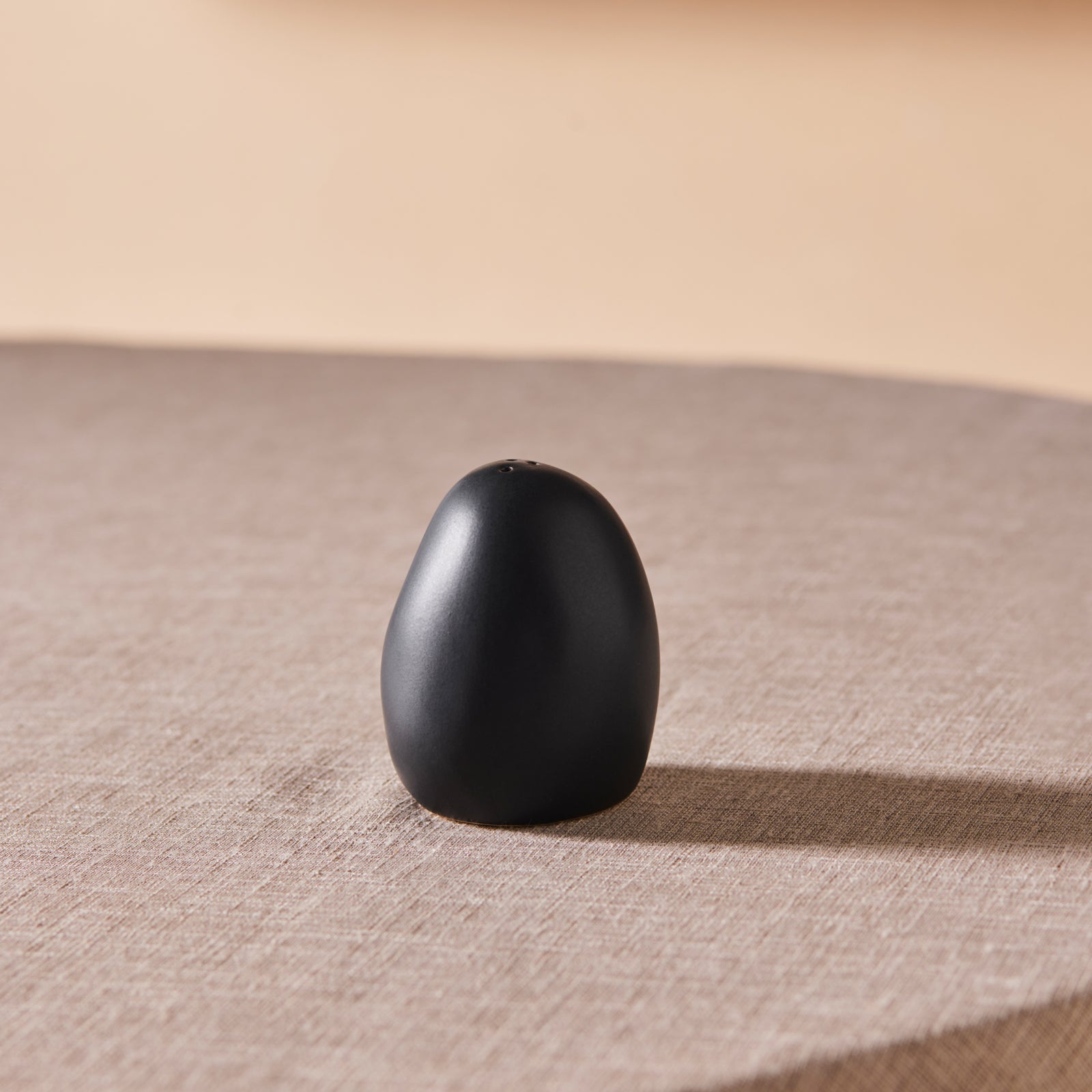 Karaca Earth Collection New Galactic Reactive Glaze Salt Shaker, 7cm, Black