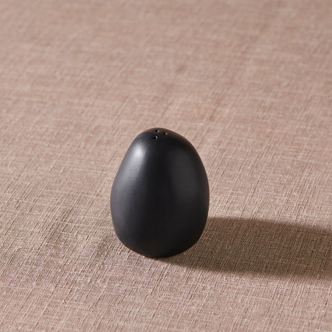 Karaca Earth Collection New Galactic Reactive Glaze Salt Shaker, 7cm, Black