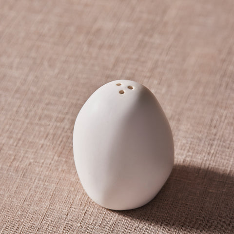 Karaca Earth Collection New Galactic Reactive Glaze Salt Shaker, 7cm, White