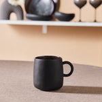 Karaca Earth Collection New Galactic Reactive Glaze Mug, 400ml, Black