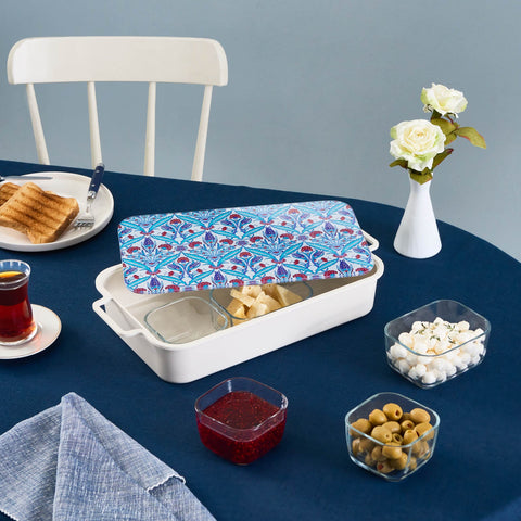 Karaca Mar 8 Piece Breakfast Tableware Set, Multi