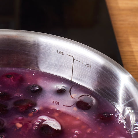 Karaca Elite Stainless Steel Induction Mini Stock Pot & Lid, 14cm, Silver