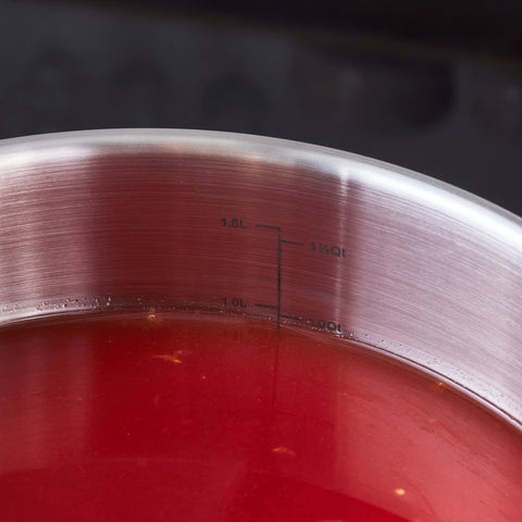 Karaca Elite Stainless Steel Induction Stock Pot & Lid, 18cm, Silver