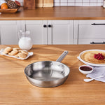 Karaca Elite Stainless Steel Induction Mini Frying Pan, 14cm, Silver