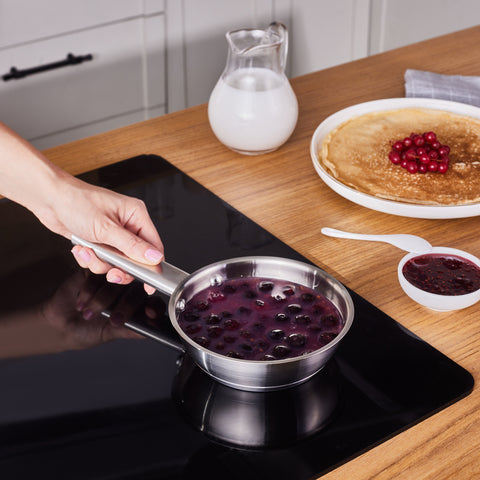 Karaca Elite Stainless Steel Induction Mini Frying Pan, 14cm, Silver