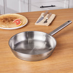 Karaca Elite Stainless Steel Induction Frying Pan, 26cm, Silver