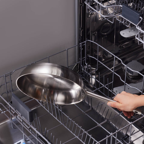 Karaca Elite Stainless Steel Induction Frying Pan, 26cm, Silver