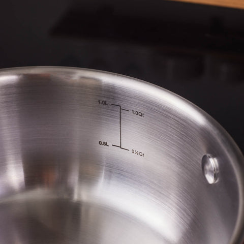 Karaca Elite Stainless Steel Induction Shallow Casserole & Lid 16cm