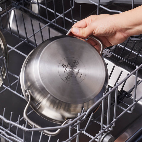 Karaca Elite Stainless Steel Induction Shallow Casserole & Lid 16cm