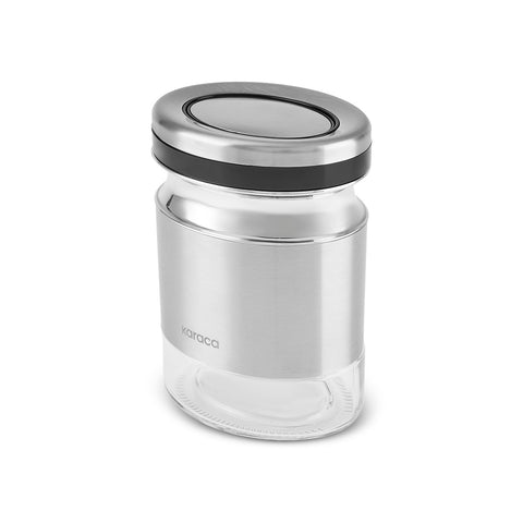 Karaca Stellum Storage Jar, Small, Inox