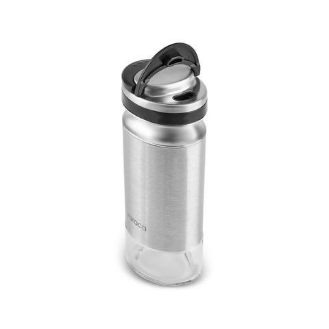Karaca Stellum 3-Piece Glass Salt and Pepper Shaker, Inox