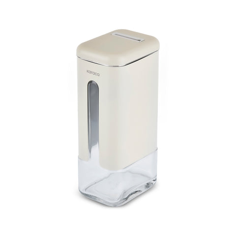 Karaca Luminous Storage Jar, 1210ml, Cream