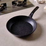 Karaca Aqua Granite Non-Stick Induction Frying Pan, 26cm, Blue