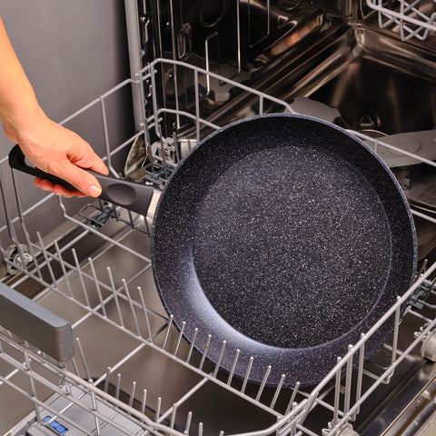 Karaca Aqua Granite Non-Stick Induction Frying Pan, 30cm, Blue