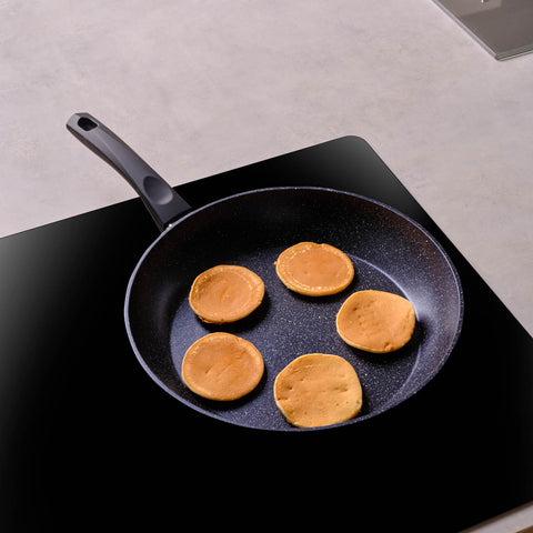 Karaca Aqua Granite Non-Stick Induction Frying Pan, 30cm, Blue