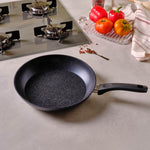 Karaca Aqua Granite Non-Stick Induction Frying Pan, 30cm, Blue