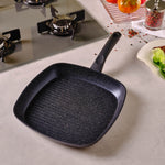 Karaca Aqua Granite Non-Stick Induction Grill Pan, 28cm, Blue