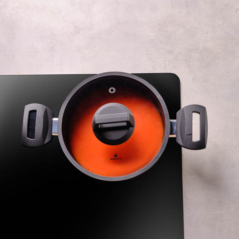 Karaca Aqua Granite Non-Stick Induction Casserole, 20cm, Blue