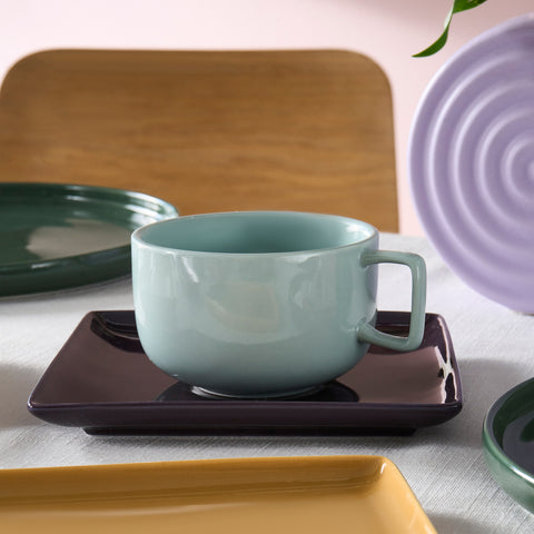 Karaca Stream Bone Monaco 34-Piece Serveware Set for 6 People, Multi