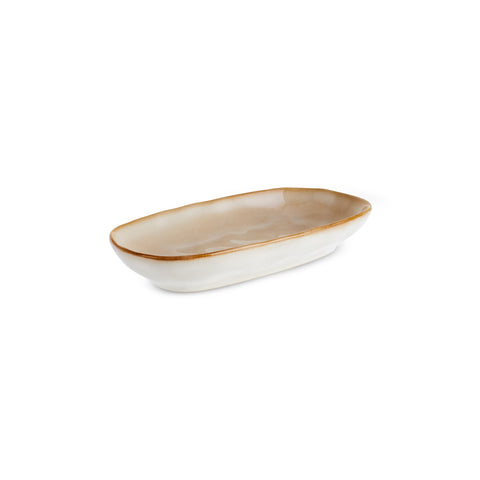 Karaca Aria Reactive Glaze Serving Platter, 16cm, Beige