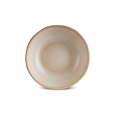 Karaca Aria Reactive Glaze Snack Bowl, 12cm, Beige