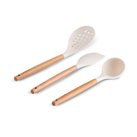 Karaca Swiss Crystal Almond Cream 12-Piece Non-Stick Induction Ceramic Cookware Set, Cream