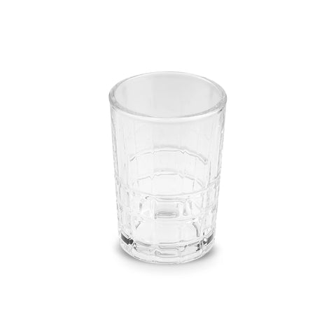 Karaca Yaren 6-Piece Glass Small Water Glass Set for 6 People, 115ml, Clear