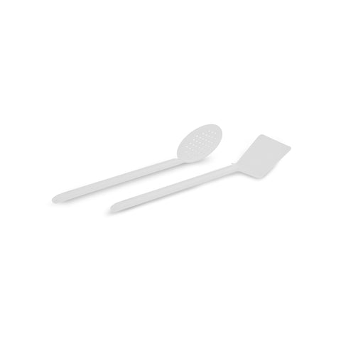 Karaca Simple 5-Piece Utensil Set, White
