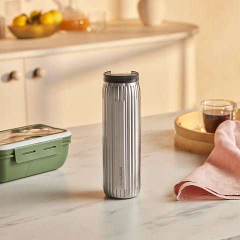 Karaca Rimo Stainless Steel Leak-Proof Flask, 600ml, Inox