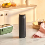 Karaca Rimo Stainless Steel Leak-Proof Flask, 600ml, Anthratice