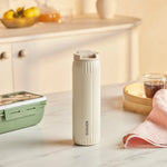 Karaca Rimo Stainless Steel Leak-Proof Flask, 600ml, Cream