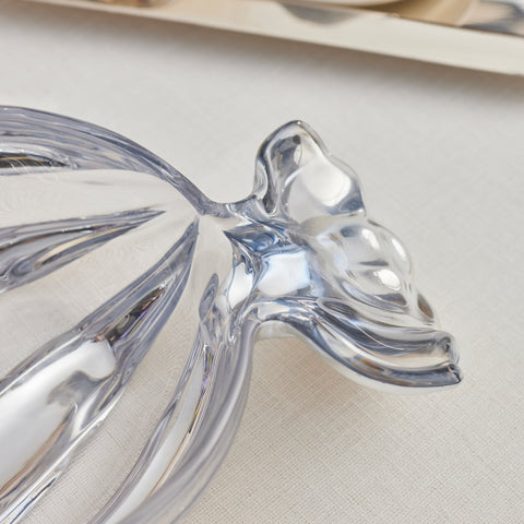Karaca Candy Glass Decorative Bowl, 26cm, Silver
