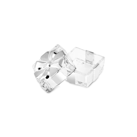 Karaca Candy Glass Turkish Delight Bowl, 7,7x5,2cm, Silver